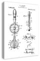 Vintage Egg Beater Patent 20"x30" Print on Canvas