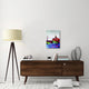 "Frankfurt Watercolor Skyline" Fine Art Print