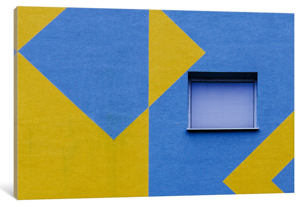 "Window To The World Geometry" by Karol Vazan, 18x12x1.5