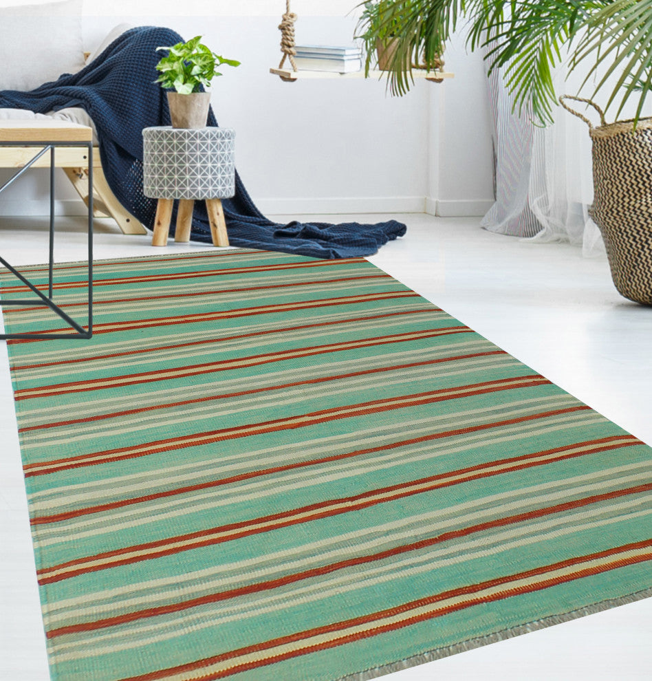Winchester Kilim Corrick Lt. Green Rug