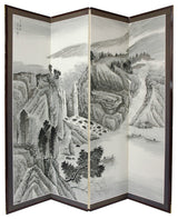 6' Tall Misty Mountain Room Divider