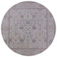 Ahgly Company Indoor Round Mid-Century Modern Area Rugs, 6' Round