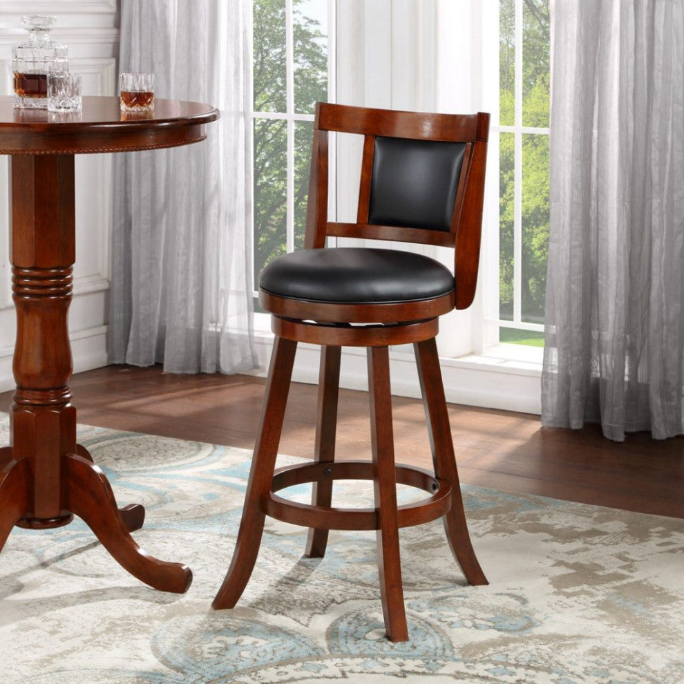 24" Avianna Counter Stool, Cherry