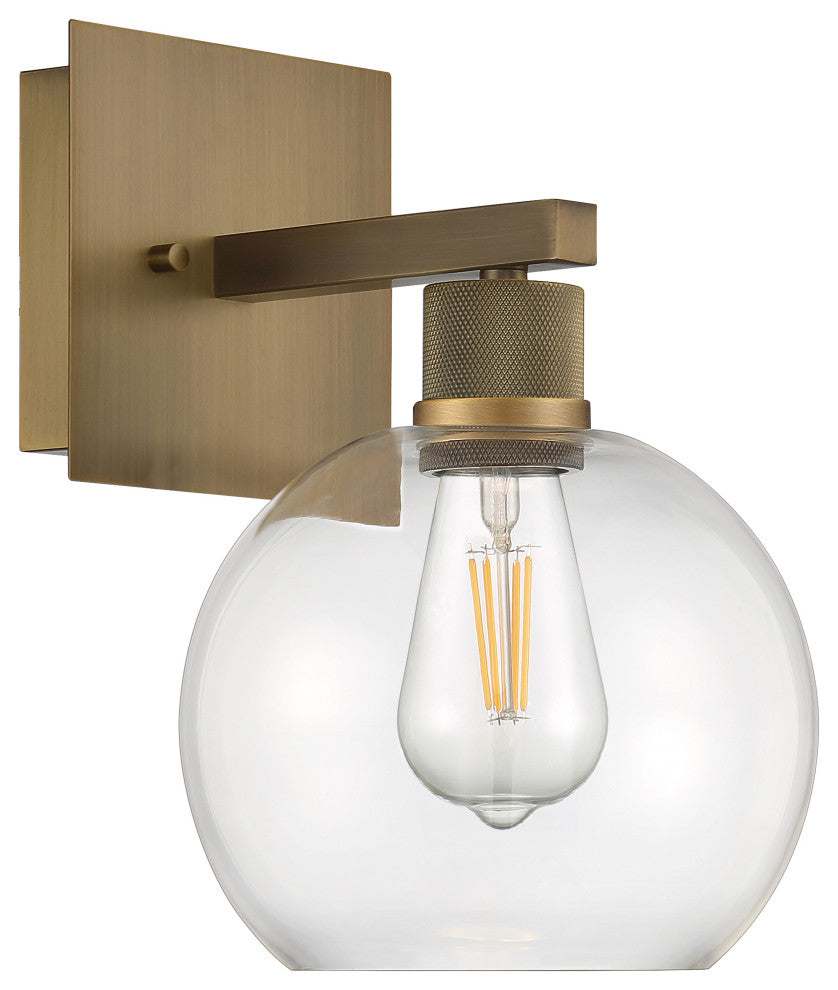 Access Lighting 63145LEDDLP/CLR Port Nine 13" Tall LED Wall - Antique Brushed