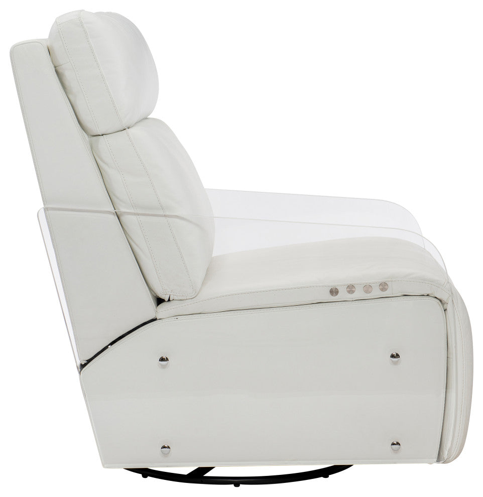 Bernhardt Parc Leather Power Motion Chair