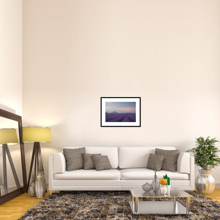 "Lavender Field" Framed Digital Print by Rostovskiy Anton, 32x24"