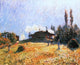 Alfred Sisley Station at Sevres, Gallery Wrapped Canvas Print, 20"x25"