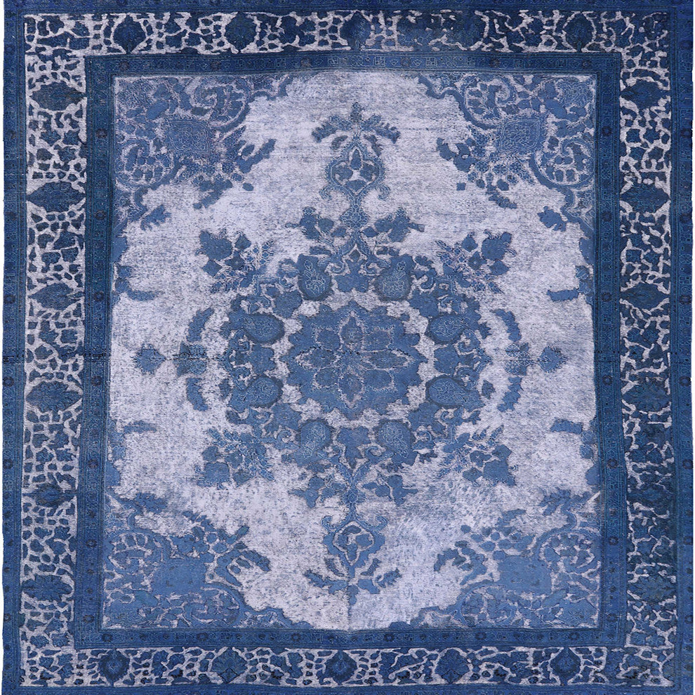 Ahgly Company Indoor Square Mid-Century Modern Area Rugs, 8' Square
