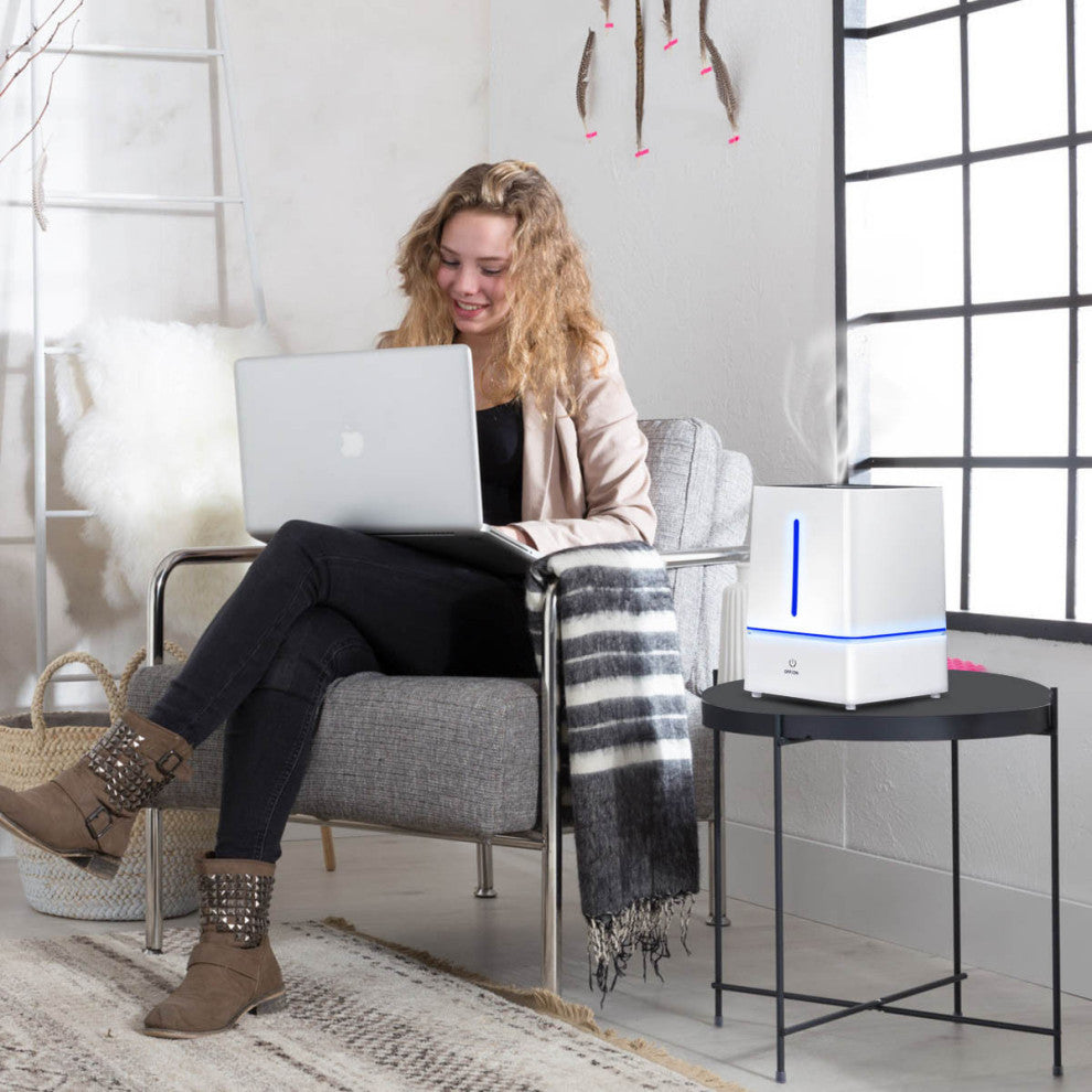 Costway 4L Ultrasonic Cool Mist Air Diffuser Humidifier w LED Light Office