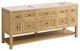 Breckenridge 72" Double Vanity, Light Natural Oak, 3CM Eternal Marfil Top
