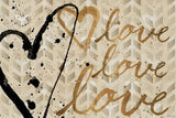 "Love Trio" Print on Canvas