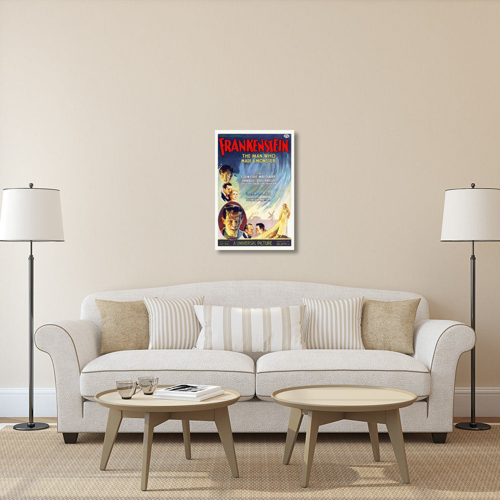 "Frankenstein" Stretched Canvas Giclee by Hollywood Photo Archive, 24x36"