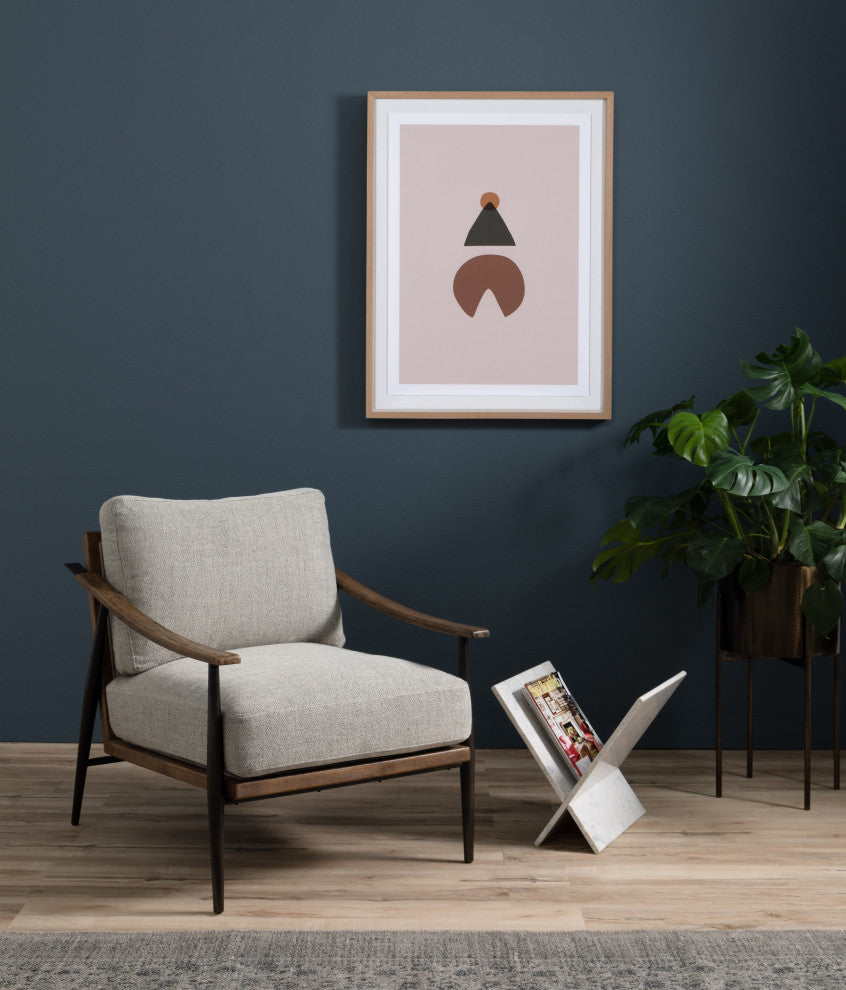 Kennedy Chair-Gabardine Grey