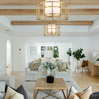 Brian Patrick Flynn for Crystorama Hulton 5 Light Luxe Gold Chandelier