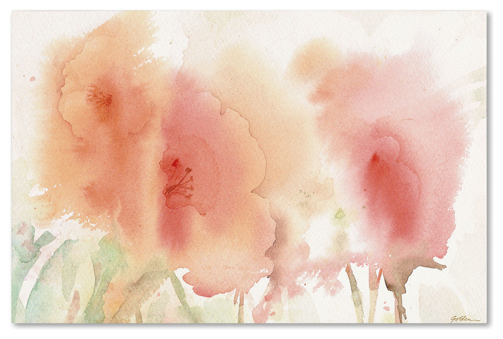 'Coral Composition' Canvas Art by Sheila Golden