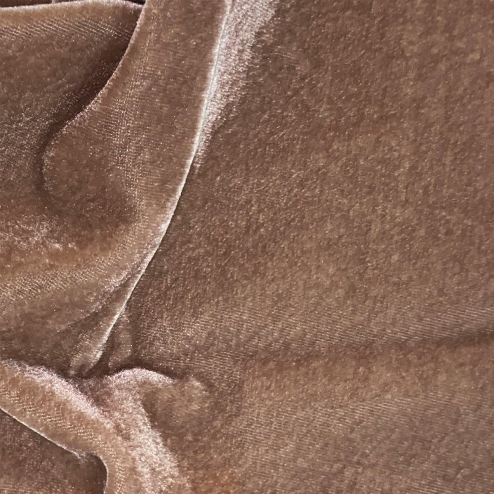 Stella Faux Silk Velvet Bedspread Set, 3PC, Dusty Rose, Queen