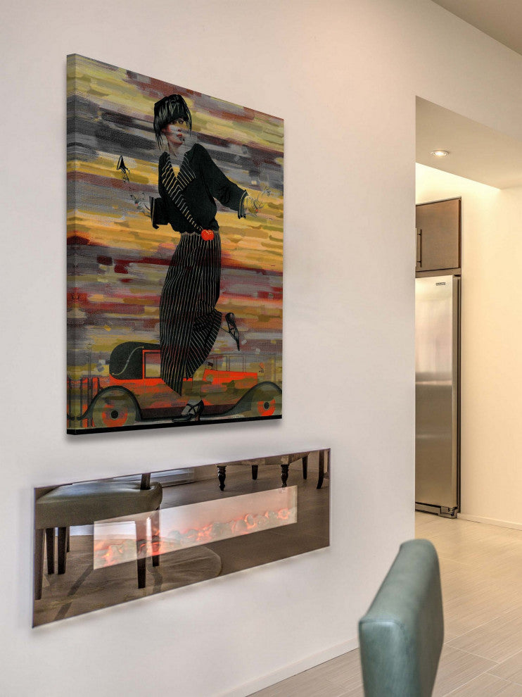 "Broken Heel" Print on Canvas, 40"x60"