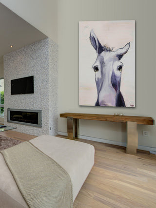 "Donkey" Canvas Print by Tori Campisi, 50x75 cm