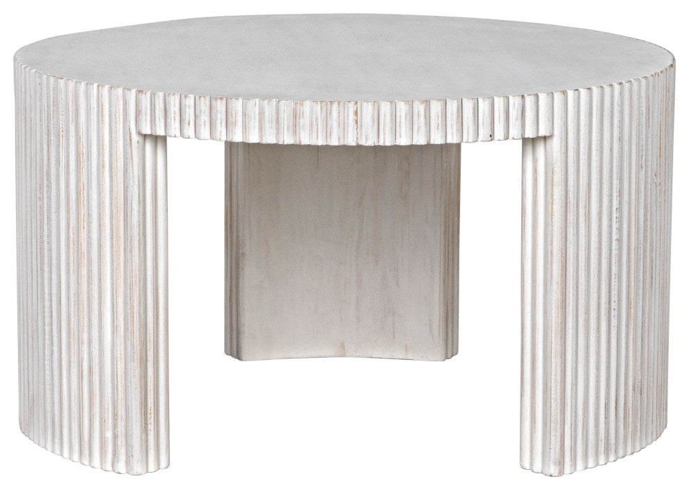 Jgor Side/Coffee Table, White Wash