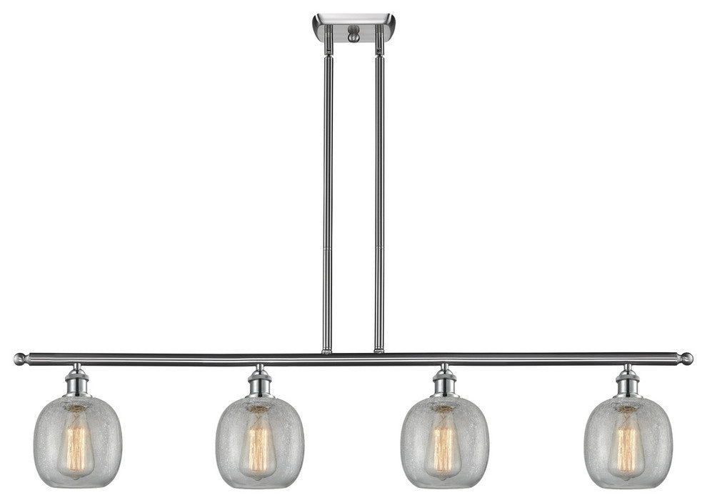 INNOVATIONS LIGHTING 516-4I-SN-G105-LED Belfast 3 Light Island Light
