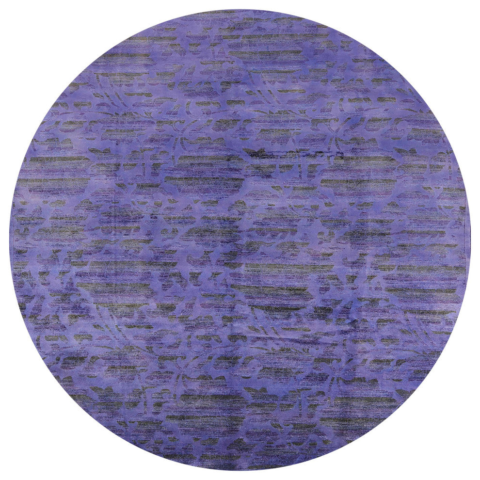 Ahgly Company Indoor Round Mid-Century Modern Area Rugs, 4' Round