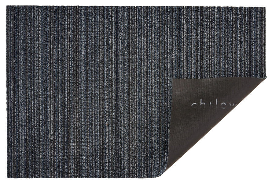 Skinny Stripe Shag, Blue, 24"x36"
