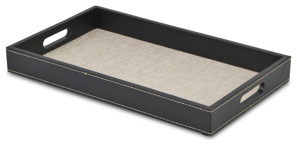 Linen Rectangular Serving Tray