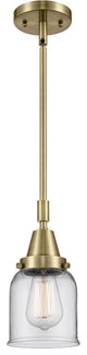 Innovations Lighting 447-1S-AB-G52 Small Bell 1 Light 5" Mini Pendant