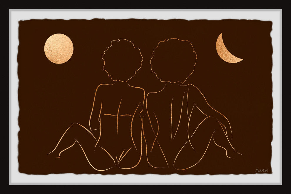 "My Moon" Framed Painting Print, 45x30
