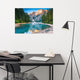 Misty Lake and Snow-cap Mountain Reflections Unframed Wall Art Prints, 24" X 36"