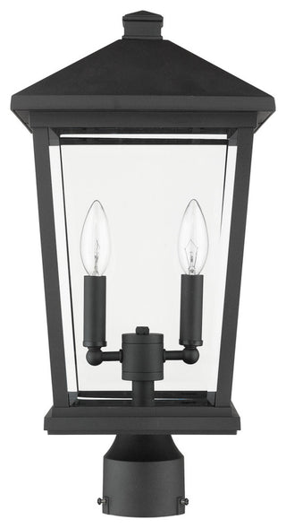 Z-Lite 568PHBR Beacon 2 Light 20" Tall Outdoor Single Head Post - Oil Rubbed