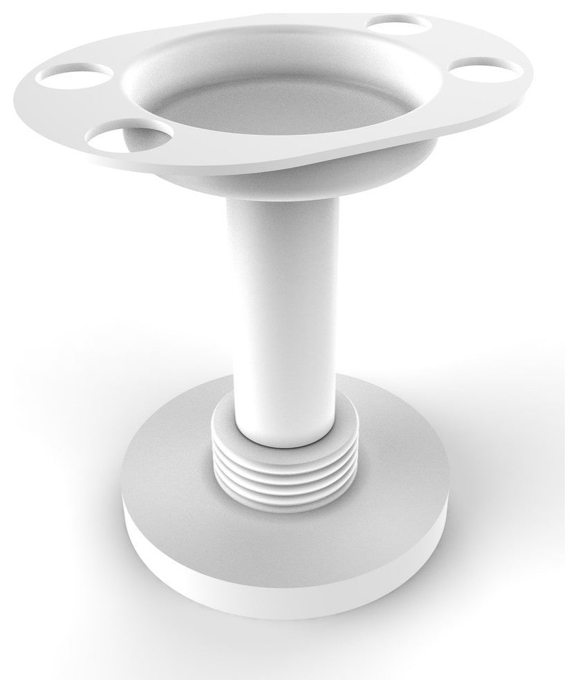 Vanity Top Tumbler and Toothbrush Holder, Matte White