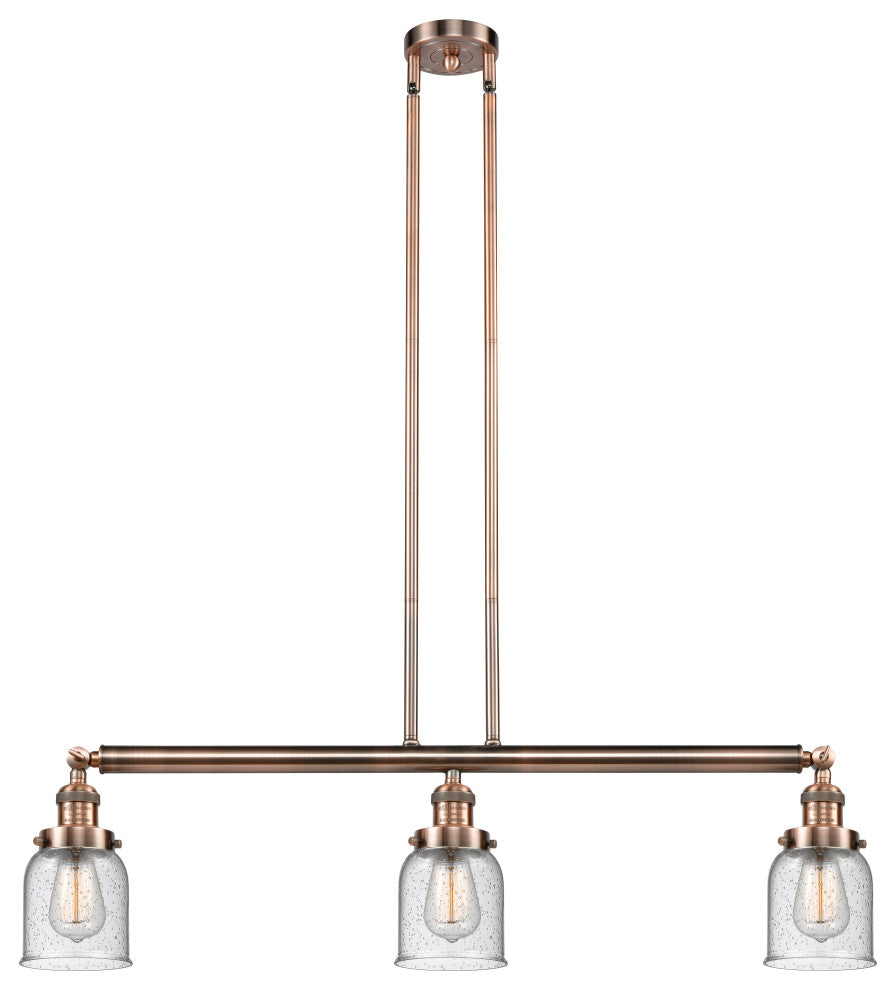 Innovations Lighting 213-Ac-S-G54-Led 3 Light Dimmable Led Island Light