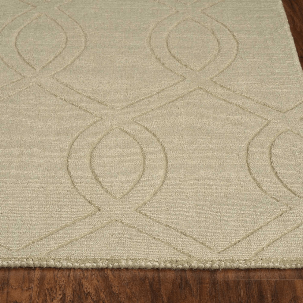 90 X 114 Seafoam Polyester Rug