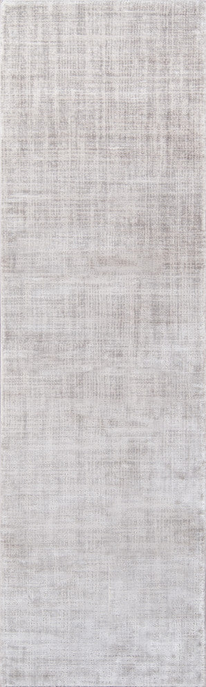 Momeni Cannes Tencel Machine Made Gray Runner 2'3"x7'6"