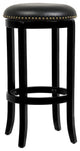 29" Cordova Swivel Stool, Black