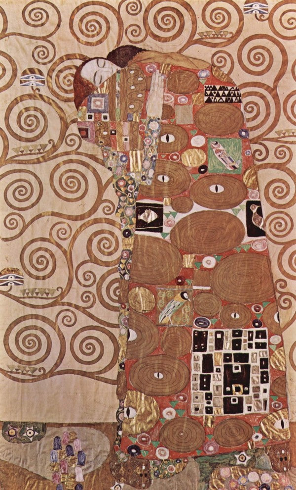 Gustav Klimt Fulfillment, 18"x27" Wall Decal
