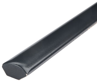 Chester Demi-Bullnose Matte Nero Ceramic Wall Trim