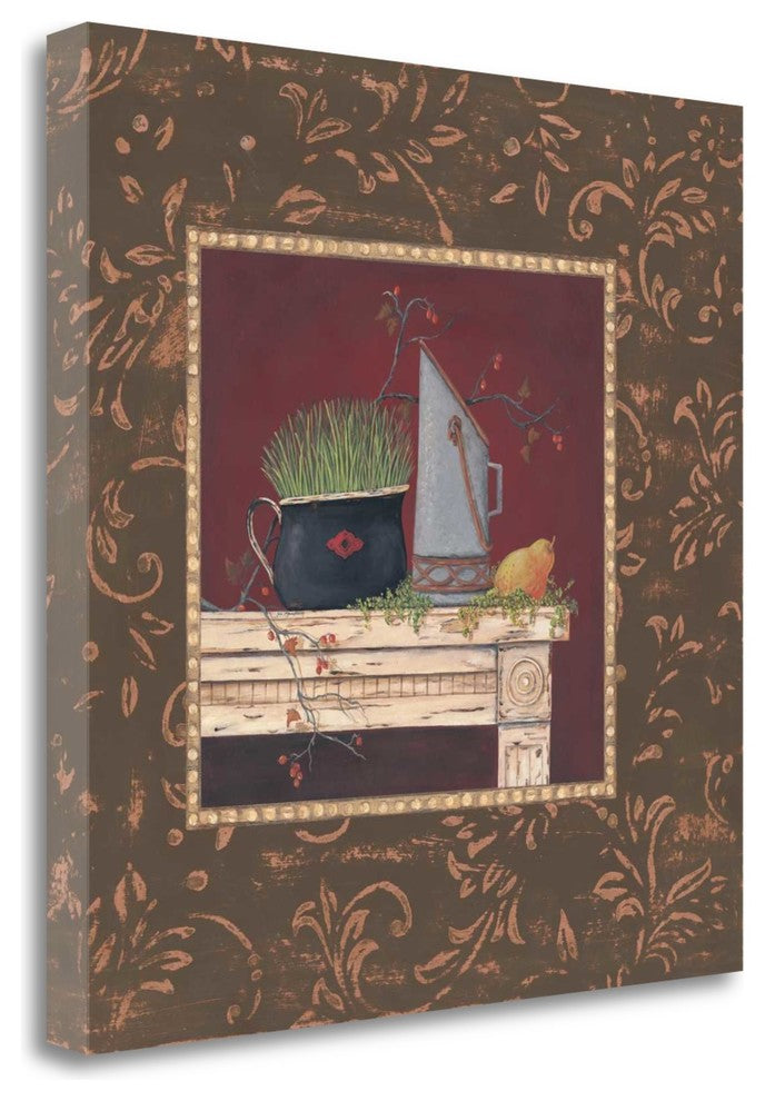 "Floral I" By Jo Moulton, Giclee Print on Gallery Wrap Canvas, Ready to Hang