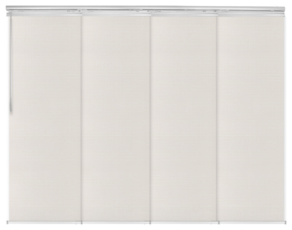 Nikolina 4-Panel Track Extendable Vertical Blinds 48-88"W