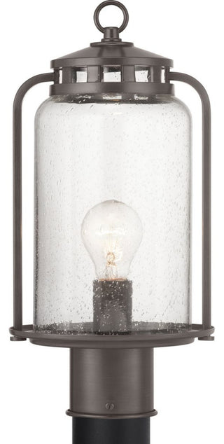 Botta Collection Antique Bronze 1-Light Post Lantern