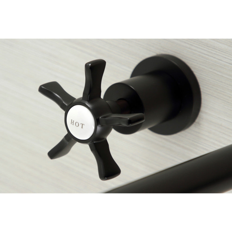 KS8050NX Wall Mount Tub Faucet, Matte Black