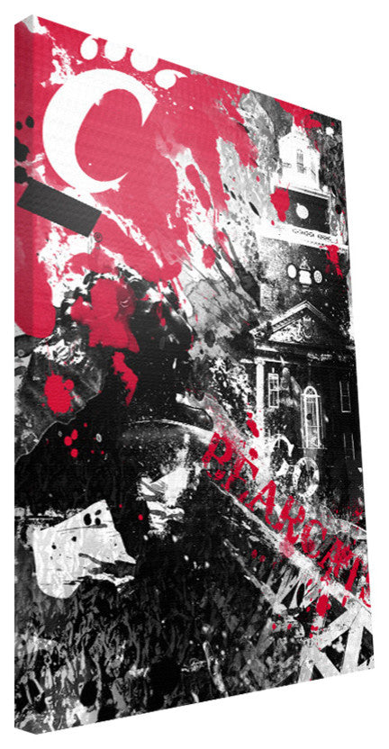CIN Bearcats Spirit Canvas Print, 16"x24"
