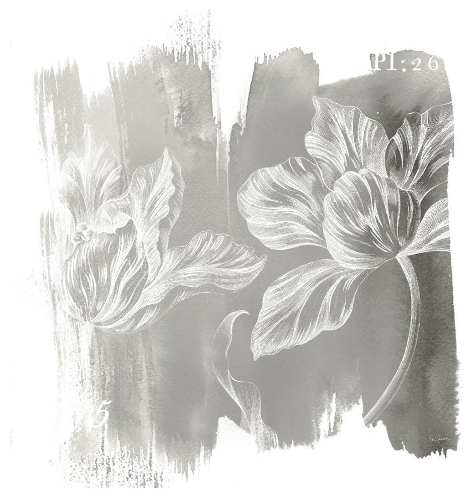 "Water Wash II Neutral" Digital Paper Print by Sue Schlabach, 26"x26"