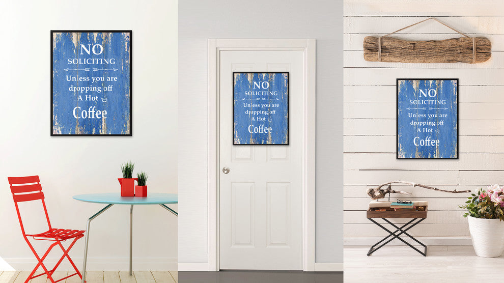 Dropping Off A Hot Coffee Inspirational, Canvas, Picture Frame, 22"X29"