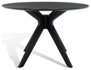 Safavieh Couture Carolee 46" Round Dining Table, Black