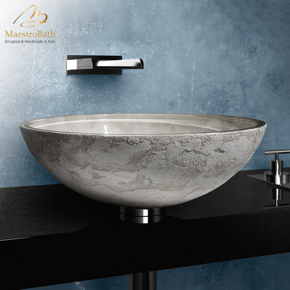 Luna Textured Vessel Sink