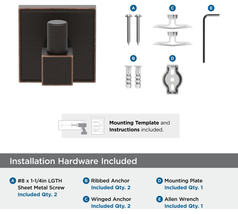 Appoint Traditional Single Robe Hook, Oil Rubbed Bronze