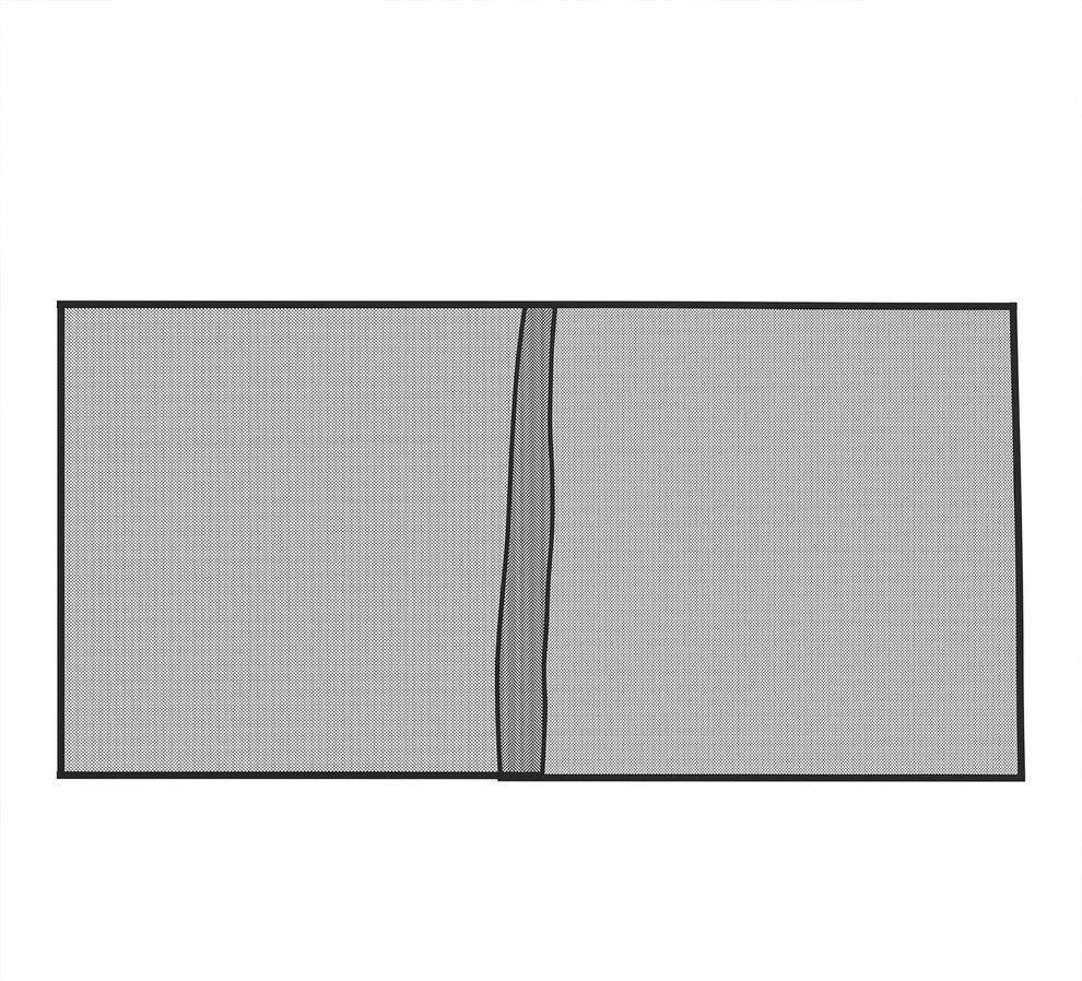 Magnetic Garage Door Screen Two Car Garage- Heavy Duty Weighted by Pure Garden