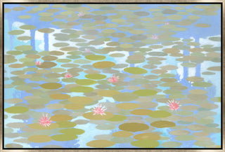 Lilies Floating, 54 x 36